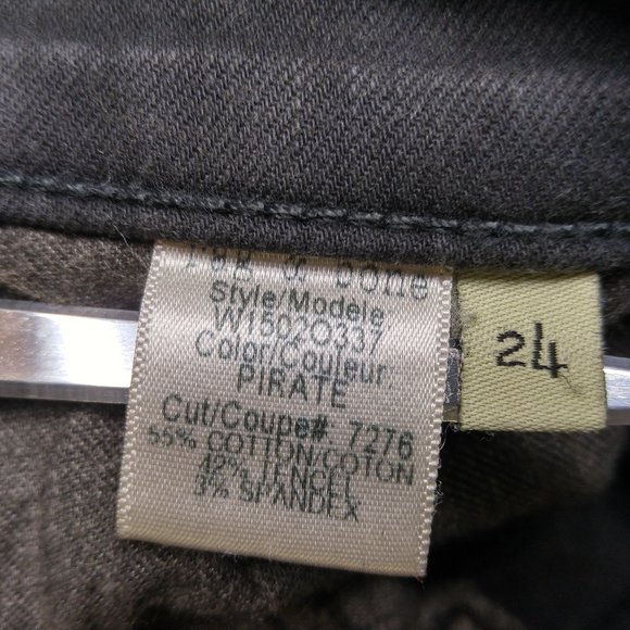 rag & bone Skinny Dark Gray Pirate Wash Jeans A187 - Picture 6 of 6